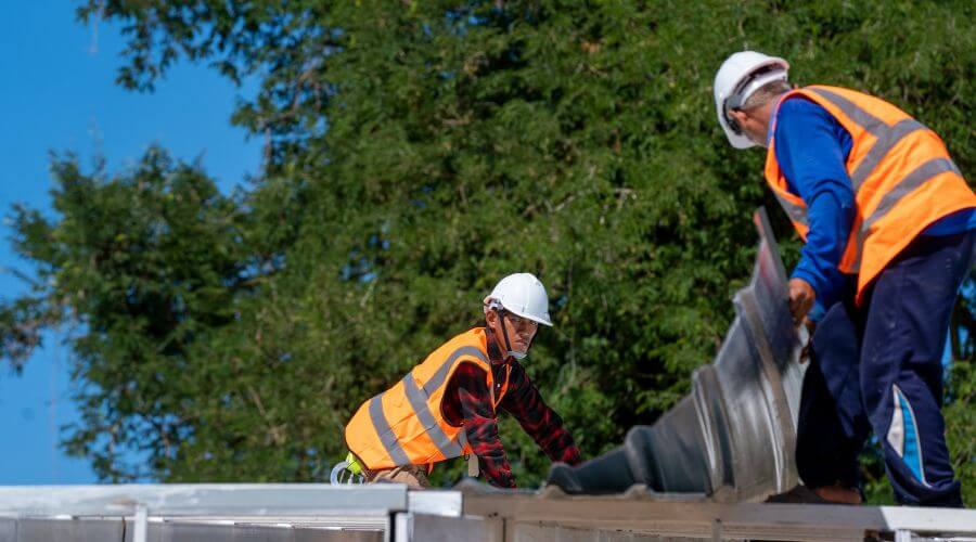 Professional metal roof installation in Leesport, PA
